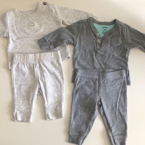 (2) Carters two piece outfits